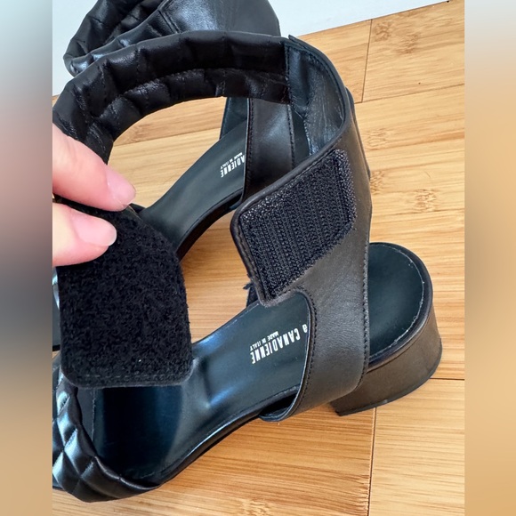 New ROVER SANDAL (BLACK) - LA CANADIENNE Leather - Picture 7 of 11